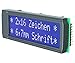 ELECTRONIC ASSEMBLY EA W162-NLED OLED Displays & Accessories 16x1 dot-Matrix LCD 66x17mm Viewing Area