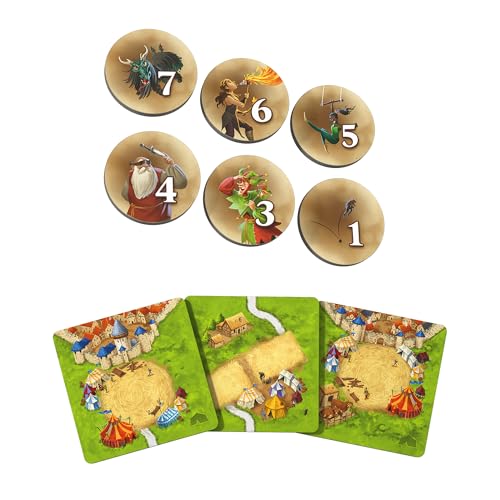 Carcassonne Circus & Artists expansión para juego de mesa miniatura 3