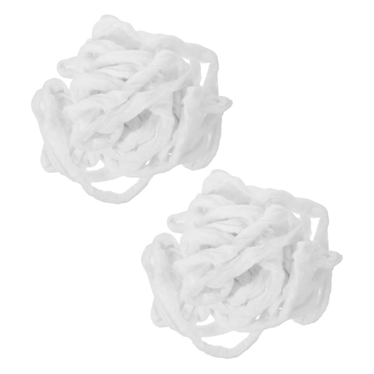 Gogogmee 2 Pack Cotton Rolls for Hair Perming Salon Beauty Strips Single Use Makeup Cotton Coils for Nail Art and Hair Care Versatile and Safe for Home Professional Use