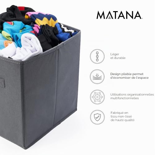 Boîtes de rangement cube pour linge et placard de rangement solide
