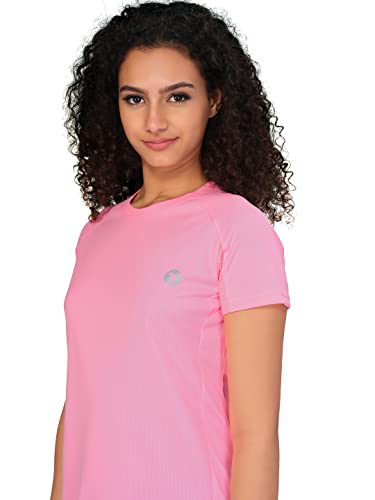 Image of TECHNOSPORT Women's 100% Polyester Regular Fit T-Shirt