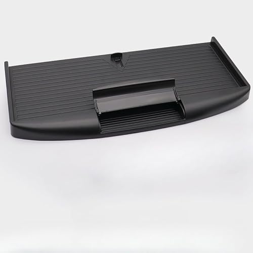 Generic スライド式キーボードトレイ ブラック 幅550mm ? デスク下収納 ステンレススチールレール 対応厚さ6.78cm天板