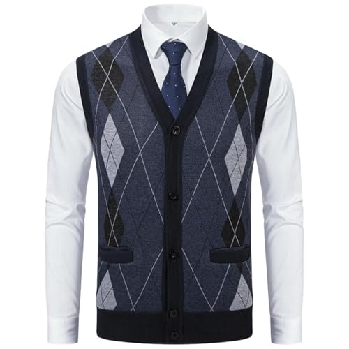Cardigan en tricot chaud homme gilet ajusté automne hiver
