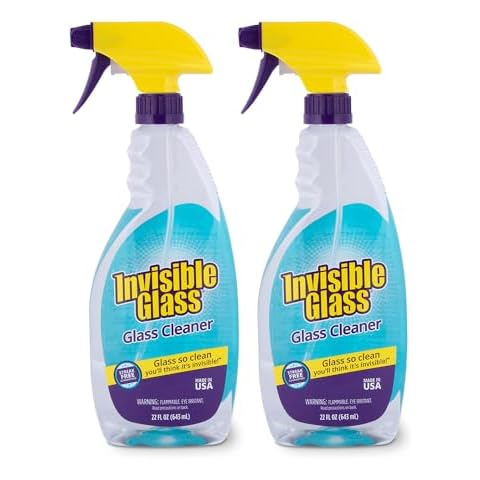Invisible Glass 92160-2PK Premium Glass and Window Cleaner for Auto and Home Cleans Glass, Windows, Glass Cooktops, Patio Doors, and More, Streak-Free, Ammonia-Free, Tint-Safe, 22 Fl Oz, Pack of 2 Cover