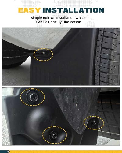 Image of Trumgeta 4PCS Truck Mud Flaps Fit for Toyota Tacoma 2024 2025 2026 SR SR5 TRD Sport Limited Splash Guards Mudflaps for Pickup Trucks