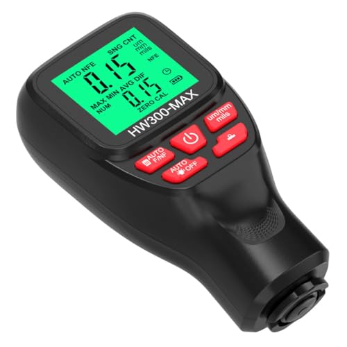 Medidor digital de espesor de recubrimiento para automóvil, herramienta compacta y portátil para medir profundidad de pintura con pantalla LCD miniatura 7