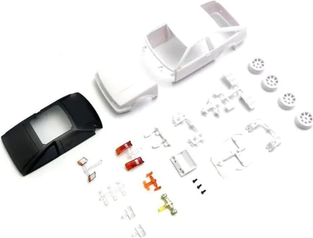 Kyosho Toyota Levin AE86 White Body Set (Unpainted/Wheels) MZN224