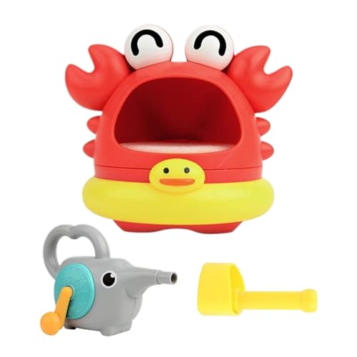 バブルバスメーカー,幼児用 カニ型 バブルメーカー お風呂おもちゃ | 可愛いシャワーおもちゃ 子どもの誕生日パーティー 夏休み 幼稚園 男の子の遊び場 バスルーム用