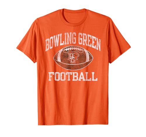 Bowling Green Falcons Football Intensity Vintage Orange T-Shirt