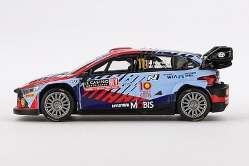 Mini GT 1:64 Hyundai i20 N Rally Monte Carlo 2024 miniatura 3