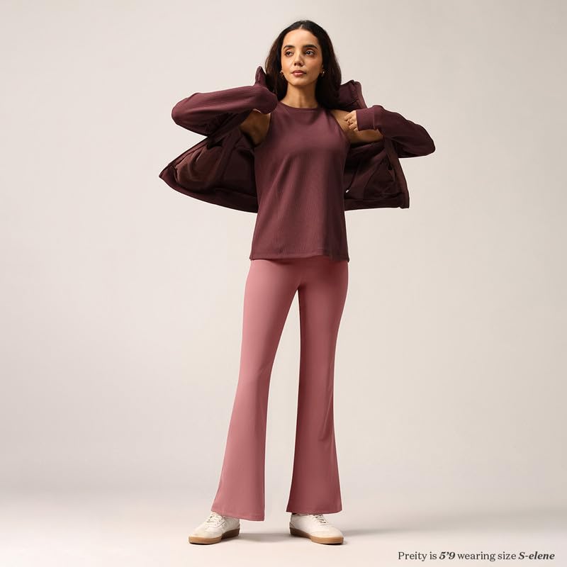 Image of BlissClub Ultimate Flare Pants Lite Tall for Women Above 5'5 ft