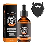 Eazerom 10 Olio Barba Uomo,30ml Ammorbidisce,Leviga & Rinforza la Crescita della Barba,Cura Barba Uomo,Beard Growth Oil per Idrata,Lenisce,Stimola Crescita e Splendere Perfetto