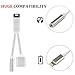 2 in 1 Lightning to 3.5mm Headphone Jack Adapter, iAbler Charger and 3.5mm Earphone Jack Cable Adapter AUX (No Music Control) for iPhone 7 / 7 Plus Converter For iPhone7 7plus