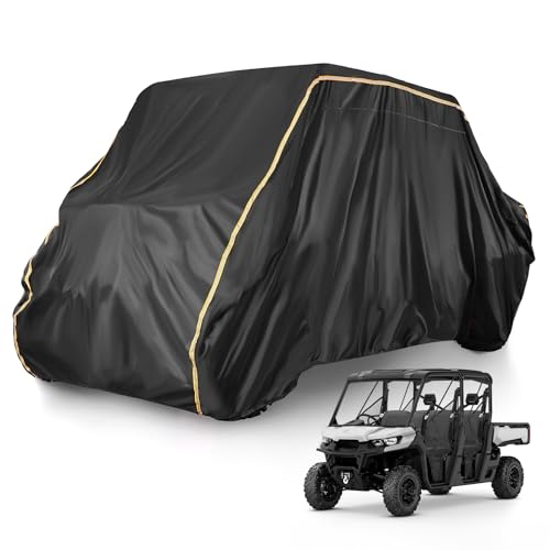 KEMIMOTO UTV Cover 4 Seater 420D Waterproof Large Compatible with