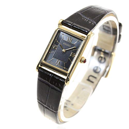 セイコー セレクション nano universe レディース 腕時計 ソーラー 革ベルト ブラック STPR070
