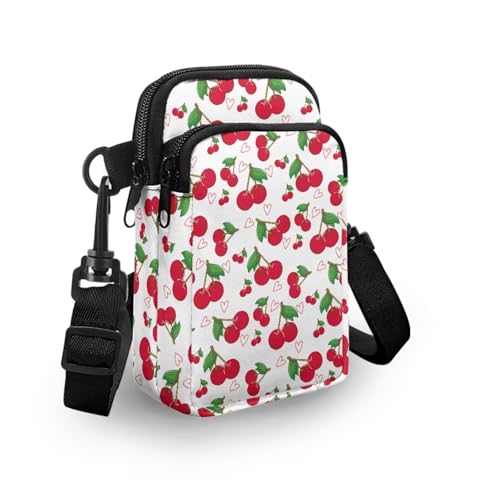 Zip Small Crossbody Bag for Women, Cartoon Cats Puppy Small Crossbody Phone Purse Wallet Bag Shoulder Fanny Pack3