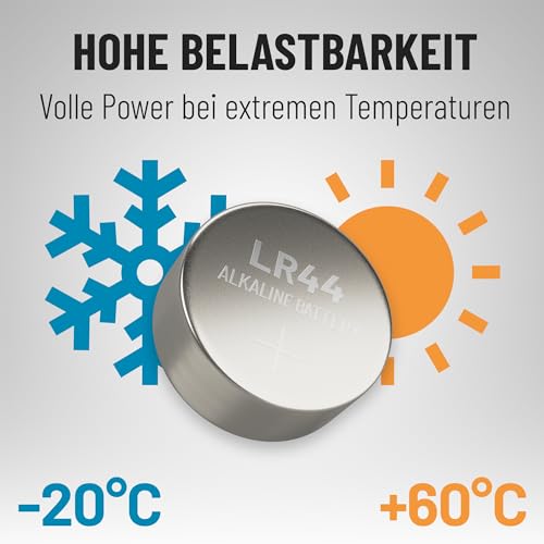 Knopfzellen Sortiment ABSINA 50er Pack Alkaline AG1 AG3 AG4 AG10 AG13