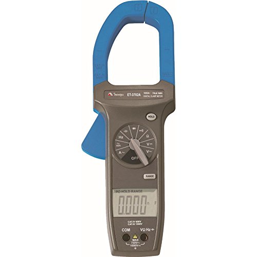 Amperímetro Alicate Portátil Digital 9V Cat Iv True Et3702a Minipa
