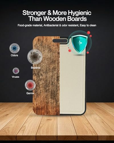Tabla de Cortar Rectangular de Acero Inoxidable 2-en-1 miniatura 4