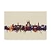 Trademark Fine Art Winchester England Skyline III by Michael Tompsett, 30x47,