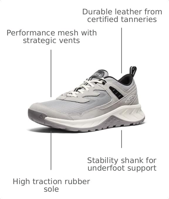 Image of KEEN Men's Hightrail Vent Low Height Breathable Hiking Shoes