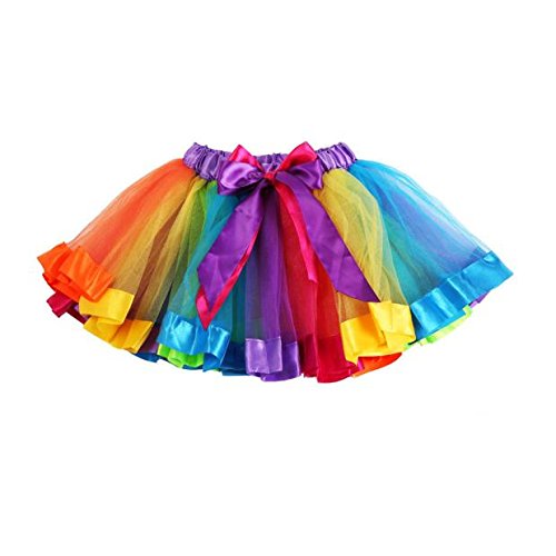 Bowknot Tutu Pettiskirt Dancewear Kleid Rock Mädchen Petticoat...