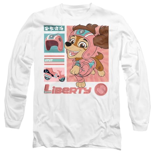 Popfunk Paw Patrol Liberty Action Icon Unisex Adult Long-Sleeve T Shirt