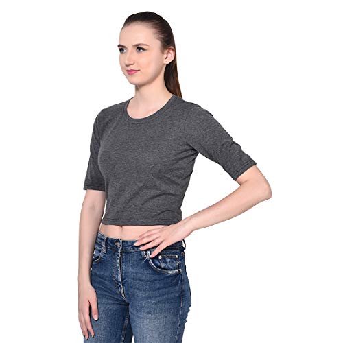 Image of Geum Women's Cotton Round Neck Half Sleeve Top
