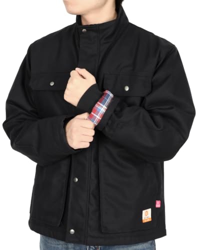 Image of BOCOMAL FR Jackets Insulated Fire Resistant Canvas Coat CAT4 Winter Outwear