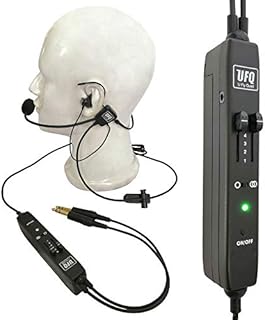 UFQ ANR L2 Hi-Lite in Ear Aviation Headset-Compare to XXXX Proxxxxxt BUT Super Light only 175g Clear Communication Great Sound Quality for Music with MP3 Input