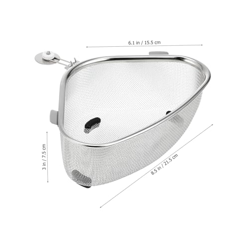 Colador triangular multifuncional para esquina de fregadero miniatura 2