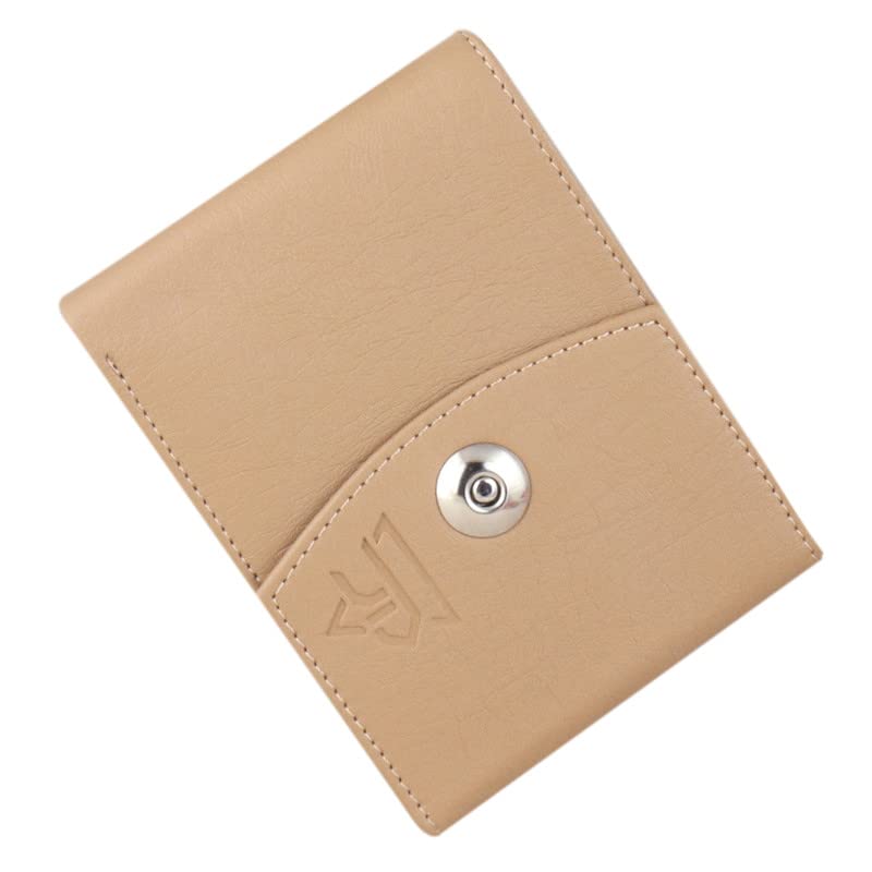 RFID Protected Beige Artificial Leather Wallet for Men|6 Card Slots| 2 Hidden Compartment |2 Currency Slots | Magnetic Loop to Lock The Wallet.-image-27