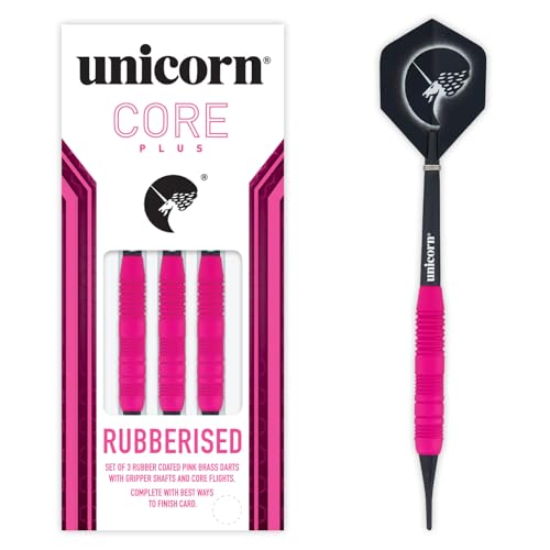 Unicorn Soft Tip Darts Set | Core Plus | Smooth Comfortable...