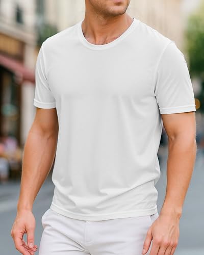 Mens Shirt Mesh Tees Workout Short Sleeve Shirt Tees2