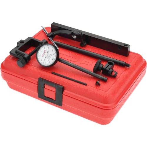 SPI 14-225-7 Back Plunger Dial Indicator Set with Holders & Case: 0.1