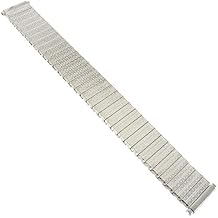 Speidel 16-21MM MEDIUM LENGTH SILVER FLEX STRETCH EXPANSION WATCH BAND STRAP 5.8 INCHES LONG