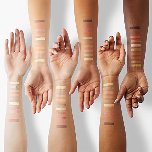 Image of e.l.f. Perfect 10 Eyeshadow Palette, Ten Ultra-pigmented Shimmer & Matte Rose Gold Shades, Blendable Formula, Vegan & Cruelty-free, Rose Gold Sunset