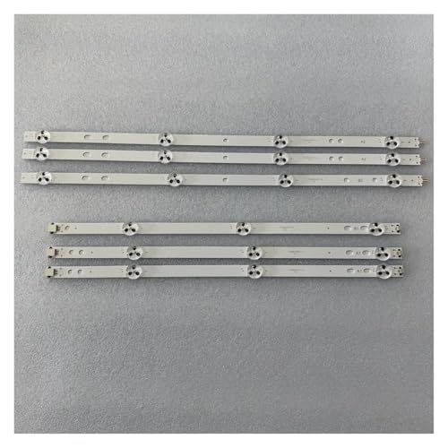 Tira de retroiluminación LED compatible con LT43C700B y H-tachi 43HE4200, repuesto de 5 sets
