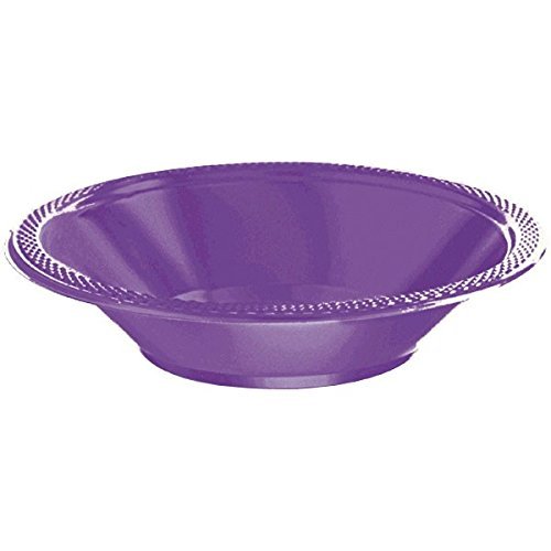 Amscan Purple Plastic Bowls - 12 oz. Pack of 20