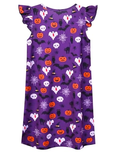 QPANCY Girls Nightgowns Princess Nightdress Cotton Sleepwear Pajamas Dress for Kids2