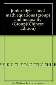 Paperback junior high school math equations (group) and inequality (Group) Book