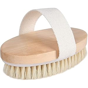URAQT Body Brush, Natural Bristle S...