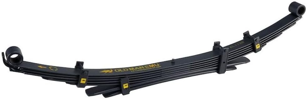 ARB EL112R Old Man Emu Rear Leaf Spring 2-3/4 Inch Lift Heavy Load Single Fits Toyota Tacoma 2005–2023, 600 lb in Rate Military Wrap Scragged Shot Peened