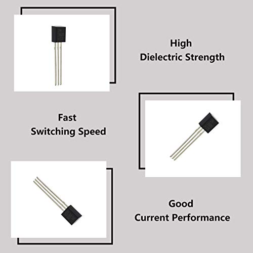 200Pcs 10Values Transistors Assortment Kit, A1015 Bc327 Bc337 C1815 S8050 S8550 2N2222 2N2907 2N3904 2N3906 Pnp Npn Transistor Kit, Power General Purpose Transistor Assortment Kits #TOP1