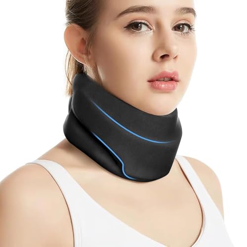Waymaytecy Nackenstütze Gegen Nackenschmerzen, Zervikorrekte Halskrause, Entlastung Der Halswirbelsäule, Verstellbare Halskrause für Schlafen, Neck Support Für Schlaf & Alltag, Für Frauen Und Männer
