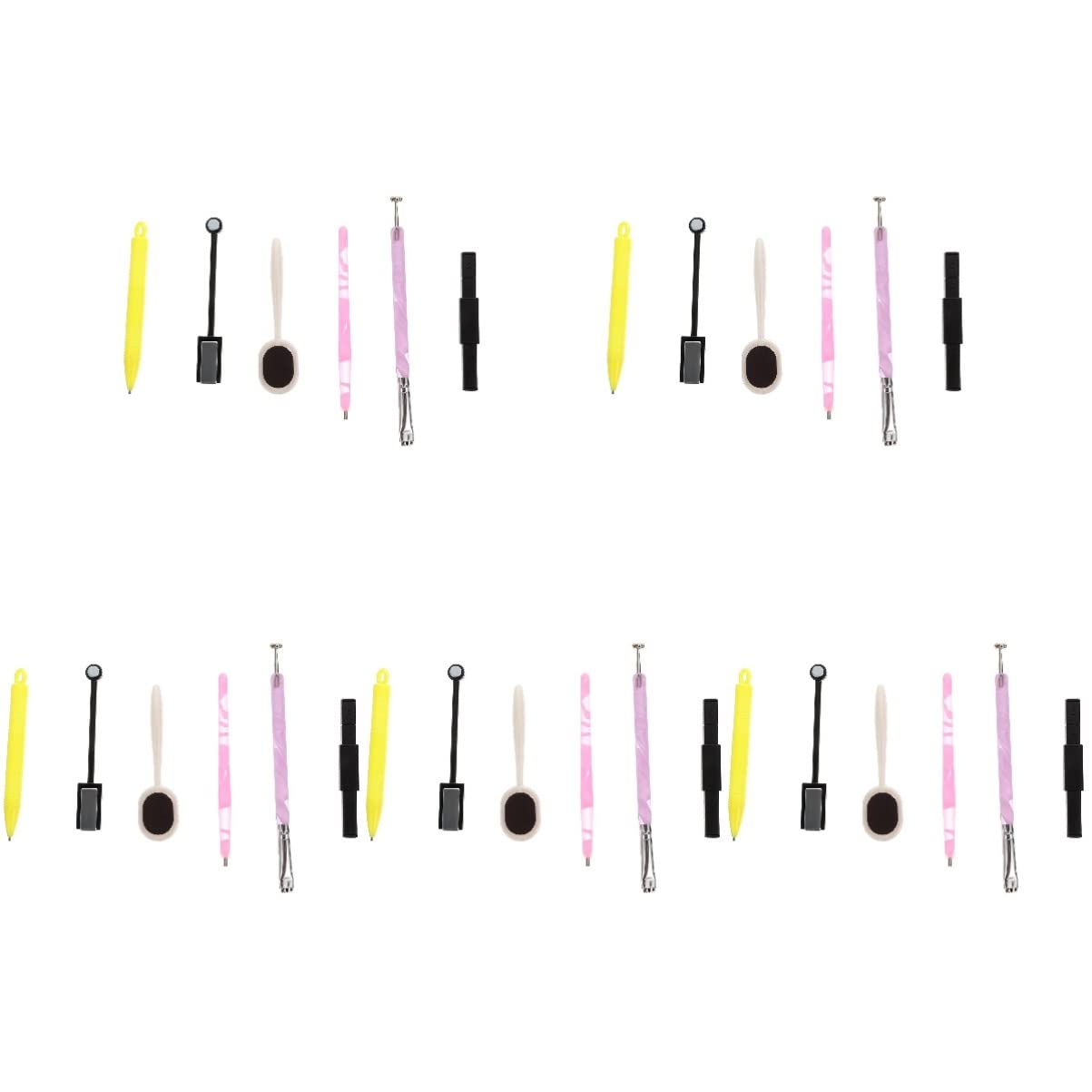 FOMIYES 30 Pcs Cat Eye Strip Nail Gel