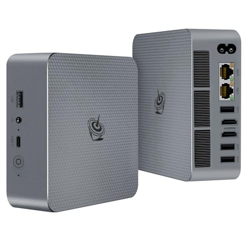 Image of Beelink EQI13 Mini PC,Intel 13th Gen Core i5-13500H (12C /16T,up to 4.7GHz),Mini Computer with 24GB LPDDR5 RAM 500GB M.2 2280 PCle 4.0x4 SSD,4K Dual Screen Display /WiFi6 /BT5.2 /USB3.2 /Dual Gigabit LAN