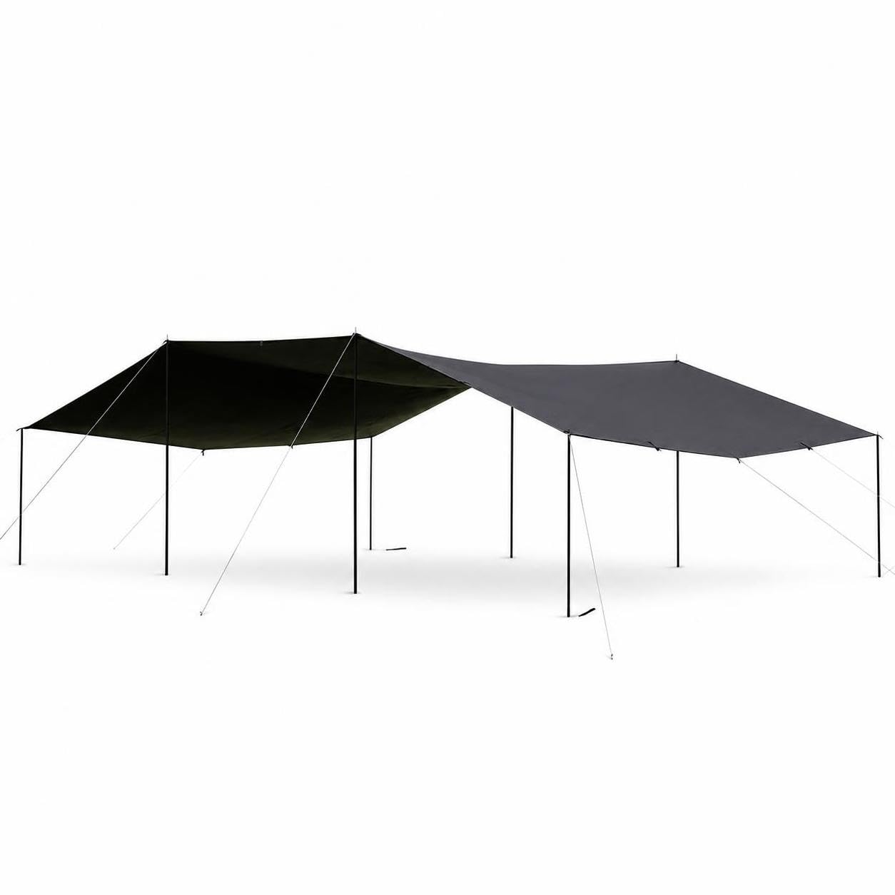 Tarp da Campeggio Impermeabile, color to 4 | in Ferro Rinforzato, Antipioggia Campeggio, Eventi Sportivi Esterni, Per Appassionati Outdoor