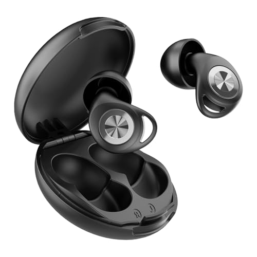 Ohrstöpsel zum Schlafen, Laborzertifizierte Ohrenstöpsel mit Einer Geräuschreduzierung von 45dB, Wiederverwendbar, Geeignet für Seitenschläfer,Zum Konzentrieren und Auf Reisen, Enthält 8 Paar(Schwarz)