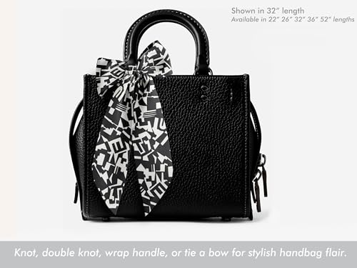 Liberty London Scarf - Liberty Future Black & White Skinny Scarf Headband, Handbag/Purse flair - Tana Lawn Cotton - Choose Length4